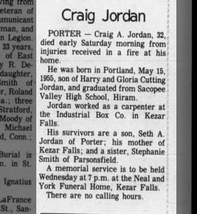 Obituary for Craig A Jordan