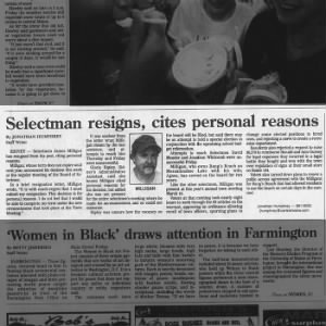 Selectman Resigns, Cites Personal Reasons